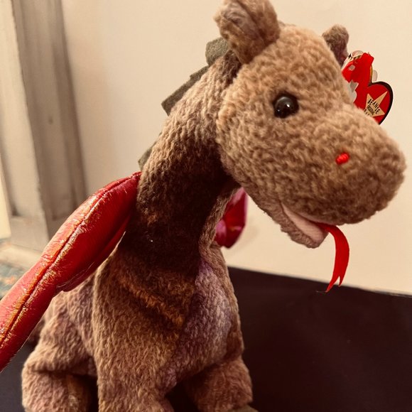 TY Beanie Baby SCORCH the Dragon - Picture 2 of 8